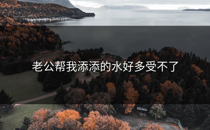 老公帮我添添的水好多受不了