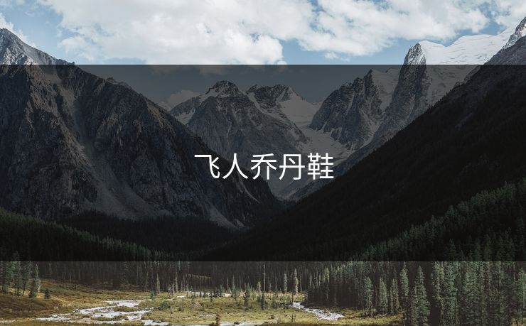 飞人乔丹鞋