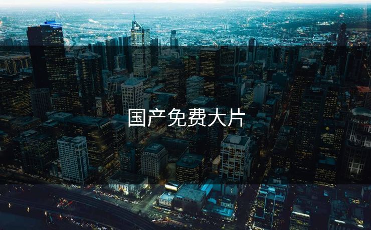 国产免费大片 国产免费大片
