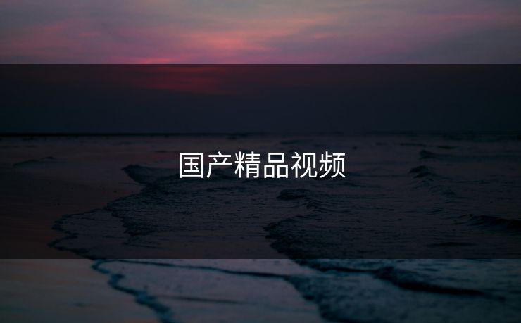 国产精品视频