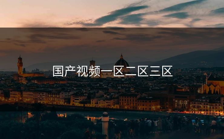 国产视频一区二区三区